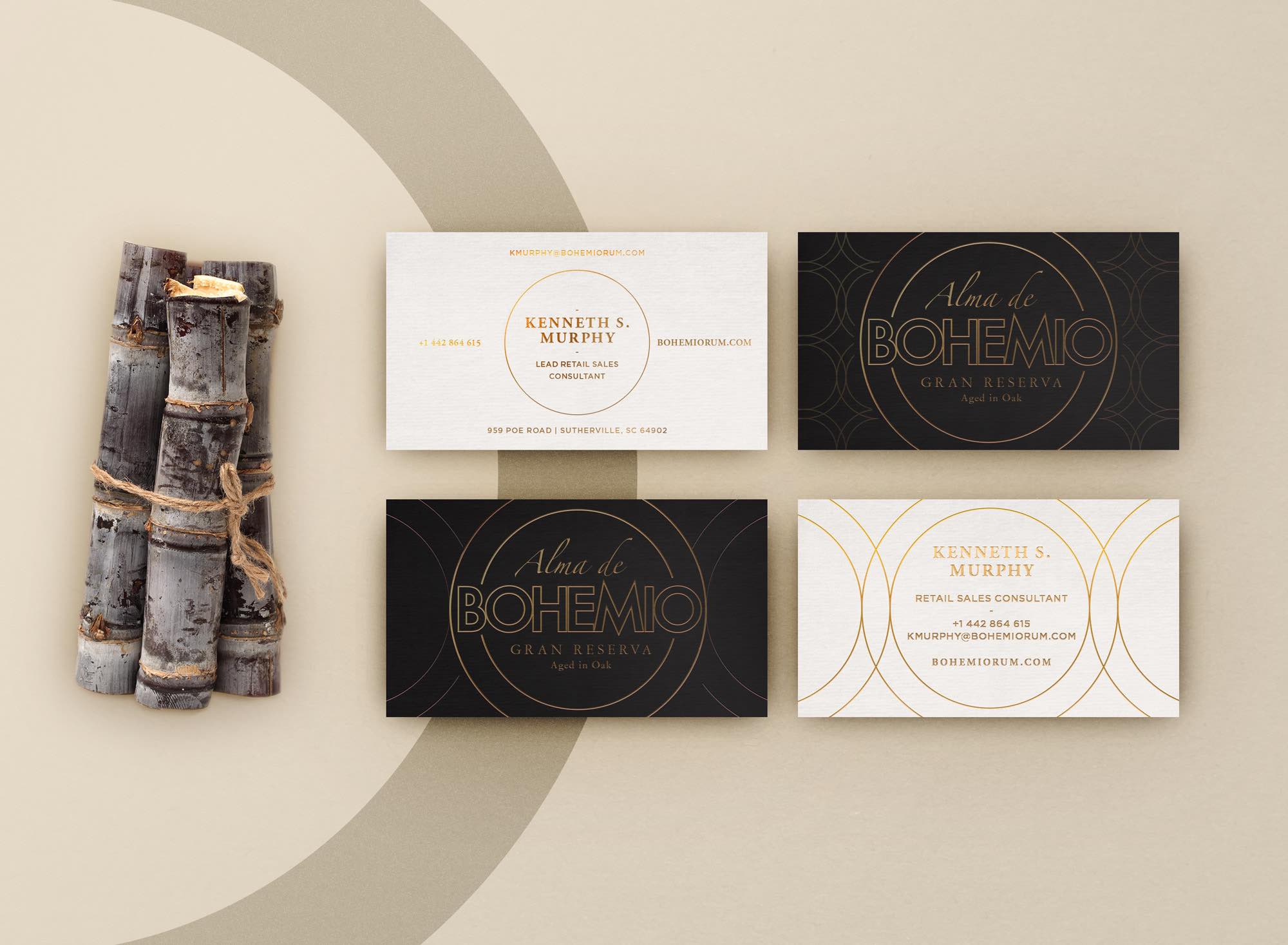 Bohemio Business Cards