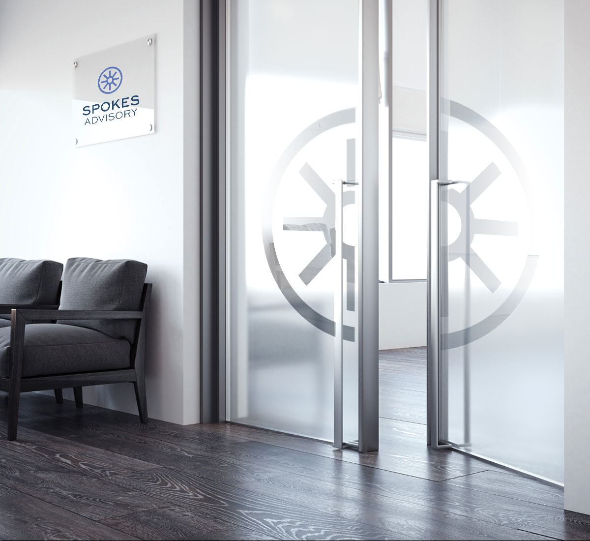 Spokes Office door entrance